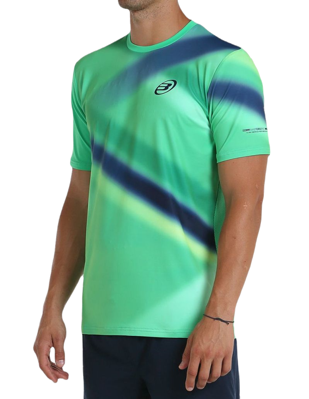 Теннисная футболка Bullpadel Mismo - verde vibrante