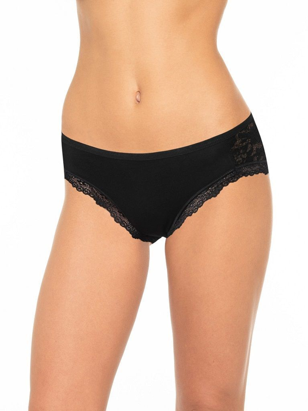 Трусики-слипы с ажурной задней частью (Размер: XL) (Цвет: бежевый)