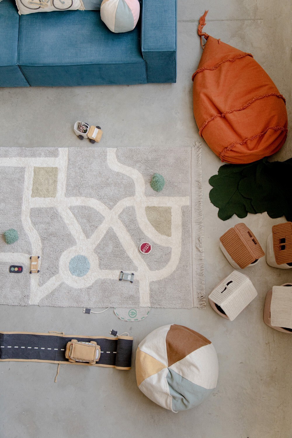 Корзина Lorena Canals Basket House Vintage Nude (22x22x34 см)