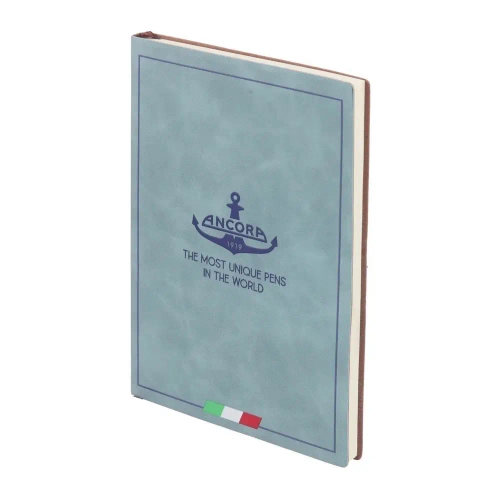 Кожаный блокнот Ancora 1919 Italia (Голубой)