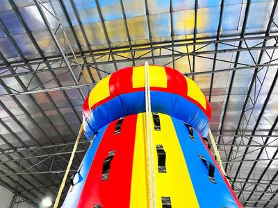 Надувной скалодром "Богатырь", 5*5*4 м.