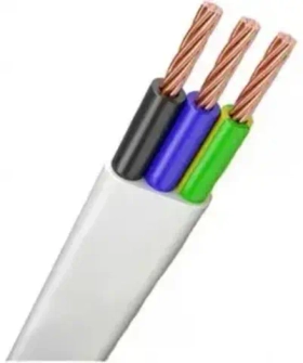 Провод ШВВП 3х1,5 ГОСТ - ПуГВВ 3х1,5 ГОСТ (100 м) Белый NKZ УТ000021016