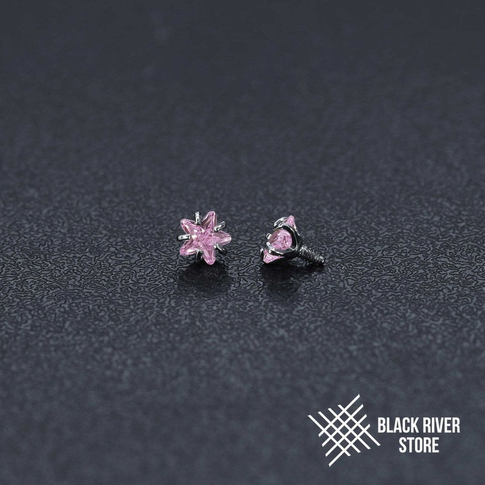 Cubic Zirconia Star Pink