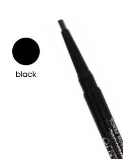Anjo Professional Eyebrow Pencil Triangular Black Треугольный карандаш для бровей черный, 1 шт