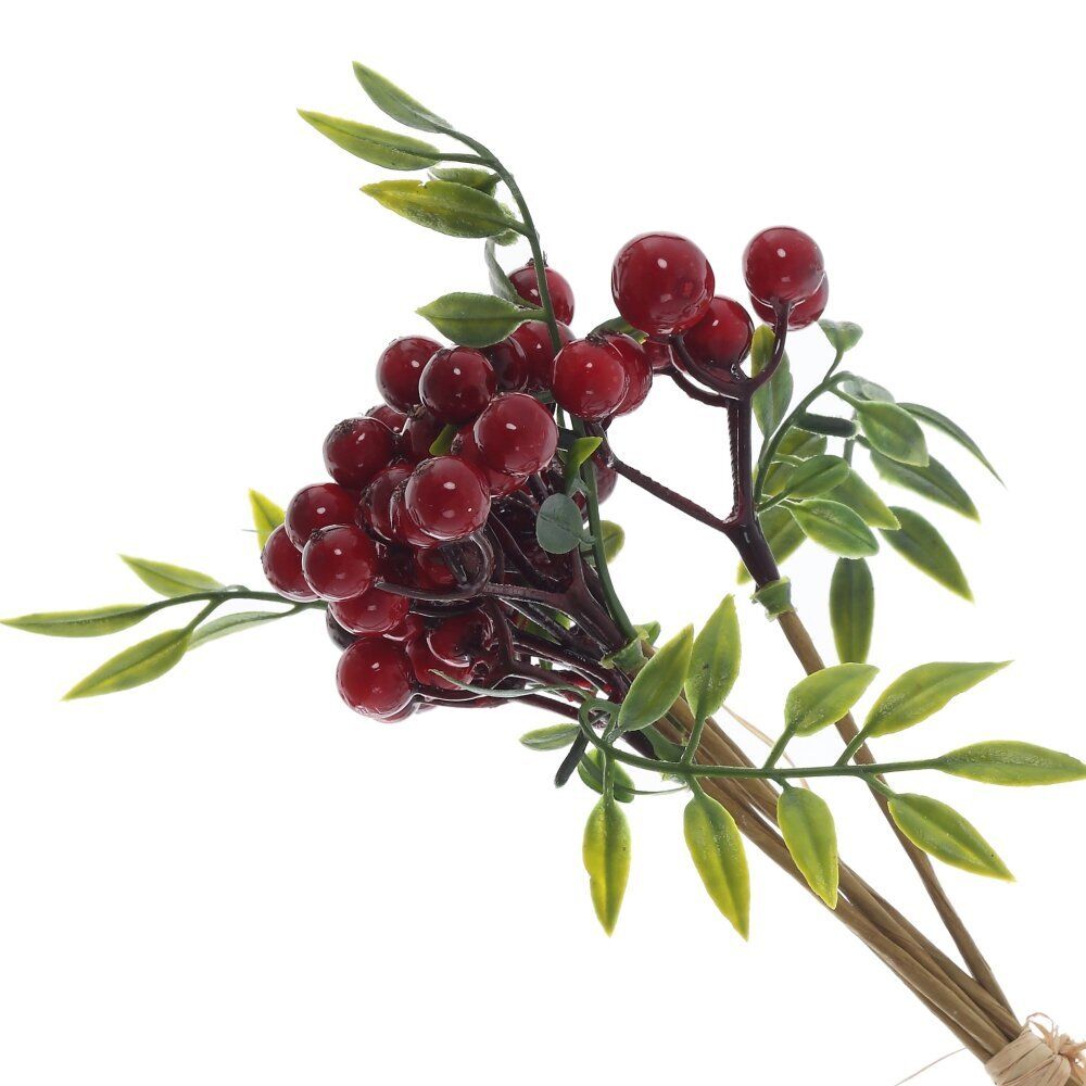 GAEM Ветки искусственные "Букет Рябины", L6 W6 H25 см