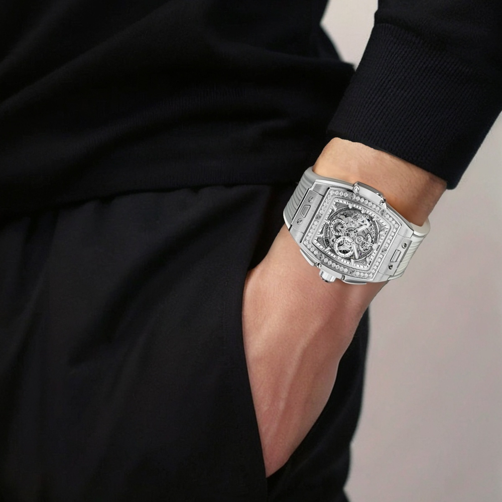 Часы HUBLOT BIG BANG 42mm, 642.NE.2010.RW.1204