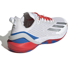 Мужские кроссовки теннисные Adidas Adizero Cybersonic M - cloud white/silver metallic/bright red