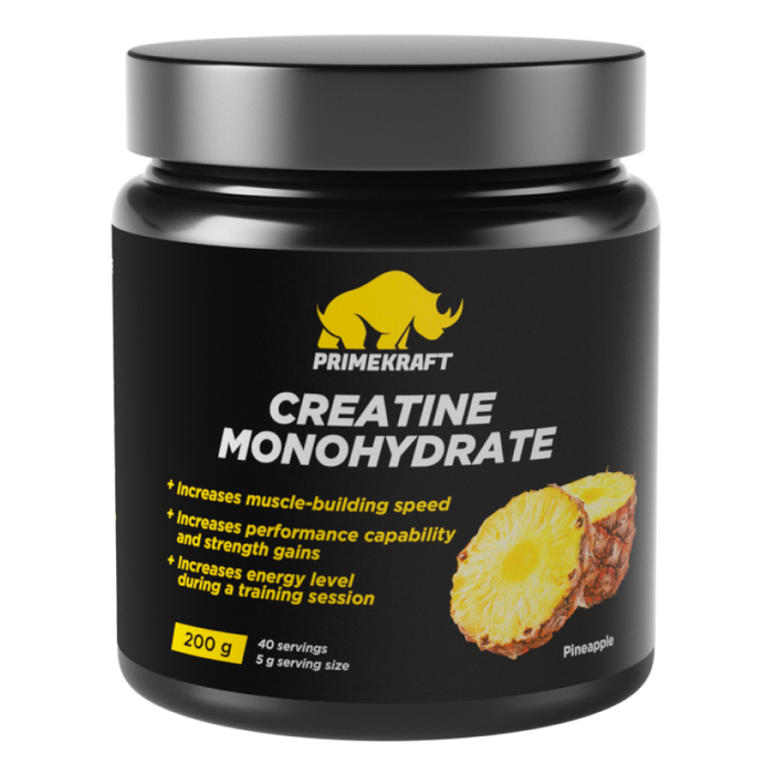 Креатин моногидрат &quot;Ананас&quot;, Creatine Monihydrate Pineapple, Prime Kraft, 200 г