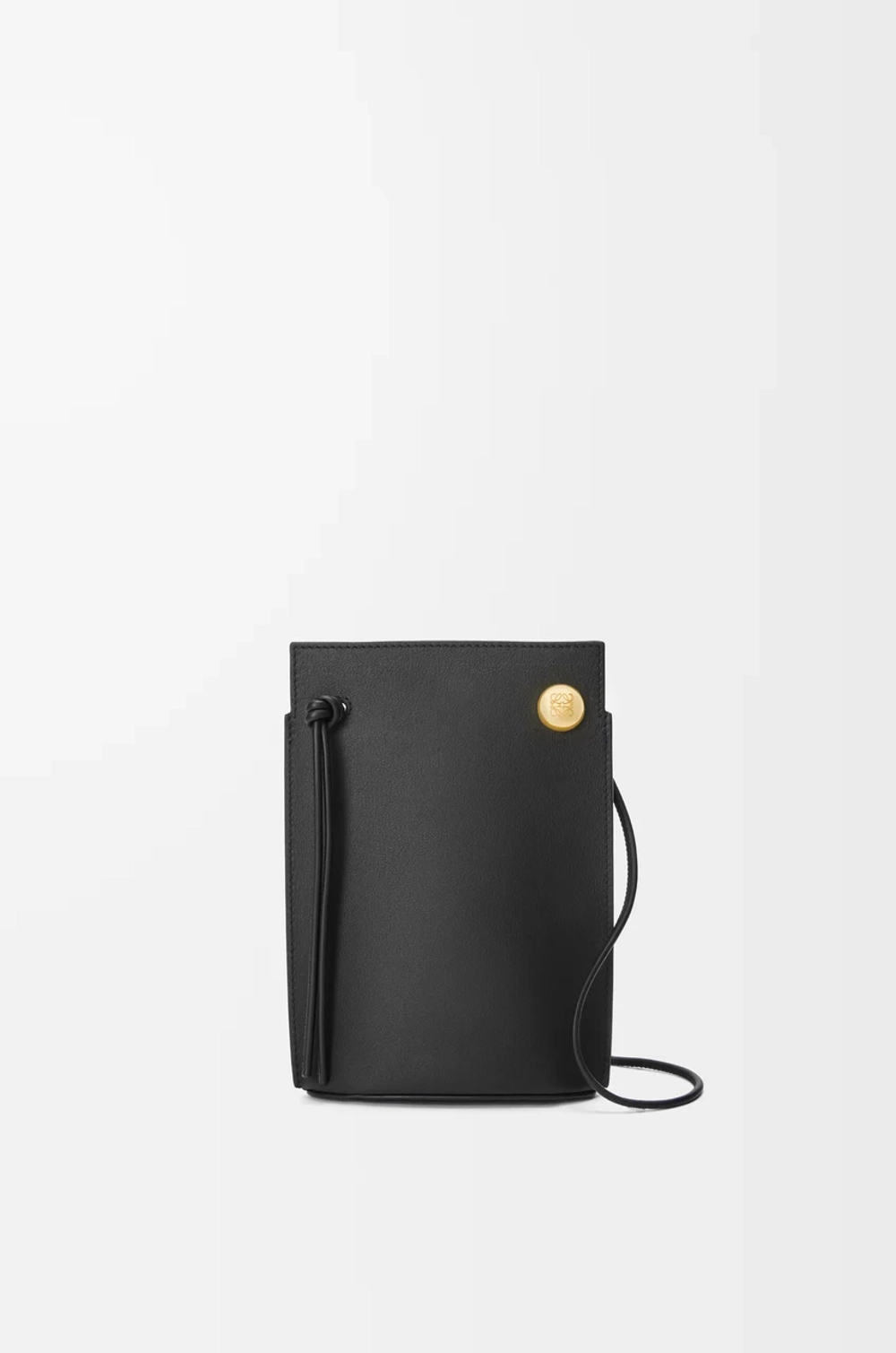 Loewe Сумка-мешок Pebble Dice из классической телячьей кожи, черный