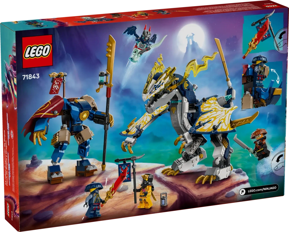 Конструктор LEGO Ninjago 71843 Робот-драконий всадник Разбойника