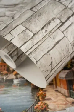 Обои бумажные, моющиеся, полуметровые, 0,53*10м, Рандеву 7