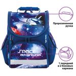 Ранец ЮНЛАНДИЯ by TIGER FAMILY, Эргономичный, "Space adventures", 35х31х19 см, 229987