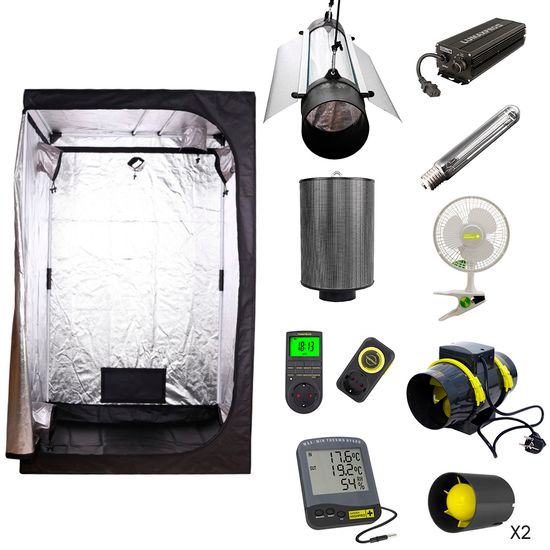 Готовый гроубокс Garden Highpro 120x120x200, ДНаТ 600 Вт