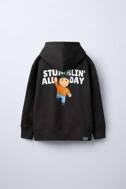 ZARA ТОЛСТОВКА С РЕЛЬЕФНЫМ УЗОРОМ «ПАРНИ»™, АНТРАЦИТОВО-СЕРЫЙ