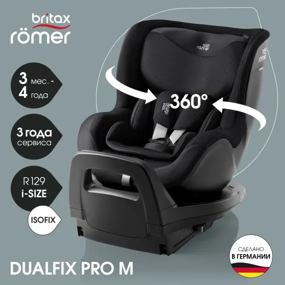 Автокресло Britax Roemer Dualfix Pro M Isofix 0+/1 (0-18 кг)
