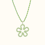 Колье Flower Cloud Green