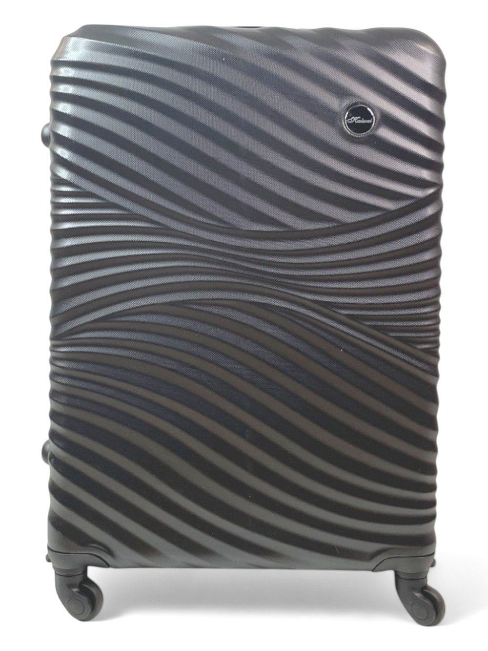 Большой чемодан Bon-Voyage Model Wave ABS, Черный, XL