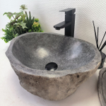 Раковина из речного камня RS-63676 (46*36*16) 0122