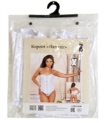 Корсет и стринги Натали белый L