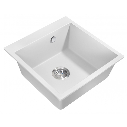 Мойка для кухни MILACIO Murcia 51 Cuarzo MC.77022, белый