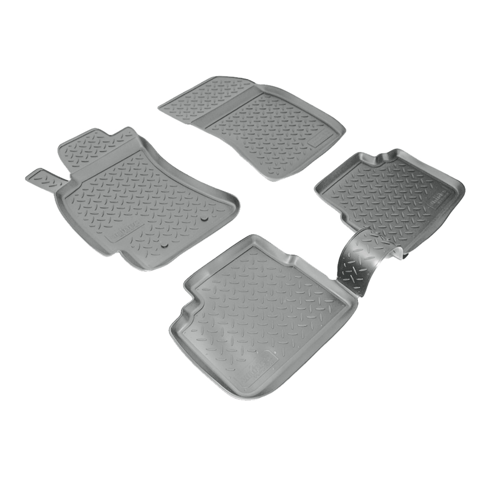 Ковры в салон Norplast/Unidec для Subaru Forester (2008-2013)Полиуретан,Серый, арт.NPL-Po-84-08-G