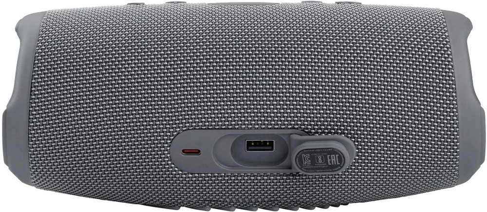 Колонка портативная JBL Charge 5, 40Вт, серый [jblcharge5gry]
