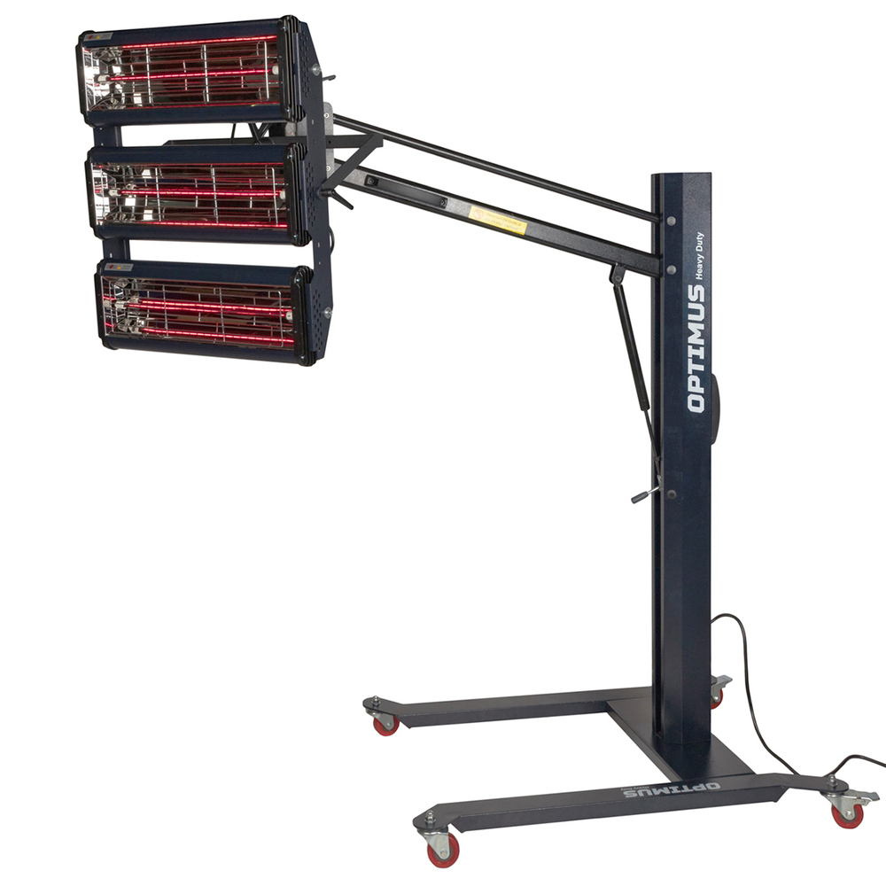 OPT-F3S Трехкассетная мобильная ИК сушка на пантографической стойке