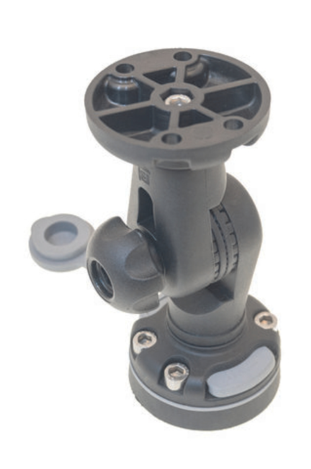 Поворотно-наклонное соединение с площадкой на жесткий борт TAb218, черный