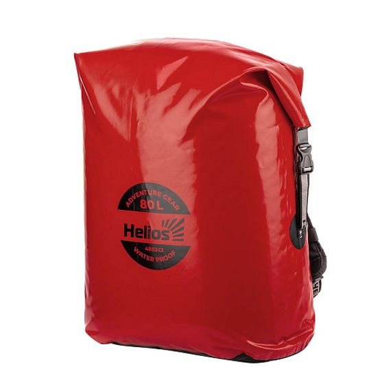 Герморюкзак 80 л (ПВХ, красный/черный) (HS-GR-80-RB) Helios