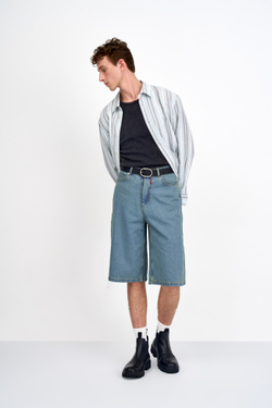 Джинсовые шорты мужские бермуды Men BERMUDA Shorts Green