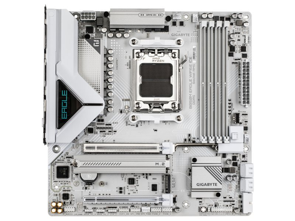 Материнская плата Gigabyte B850m Eagle Wifi6e Ice, Socket AM5, AMD B850, mATX, RTL