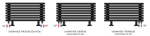 Радиатор WARMMET водяной напольный горизонтальный Flat 60 НN (W) ГРАФИТ RAL7024