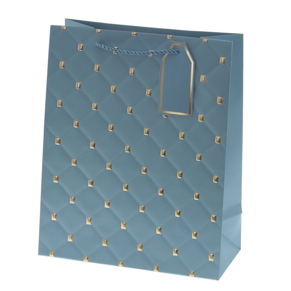 GAEM Пакет подарочный M (бумага 210г/м2, блок 12шт), L26 W12 H32 см, 8в.