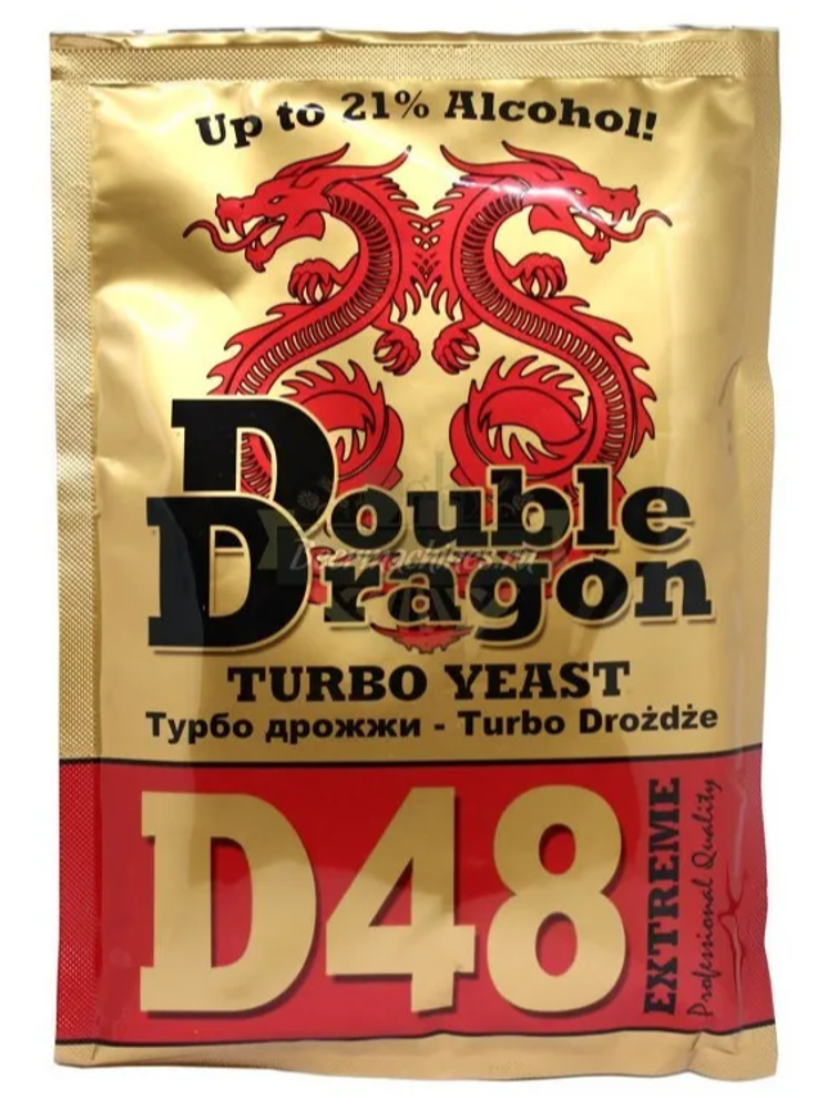 Дрожжи Double Dragon Turbo Yeast D48 132гр