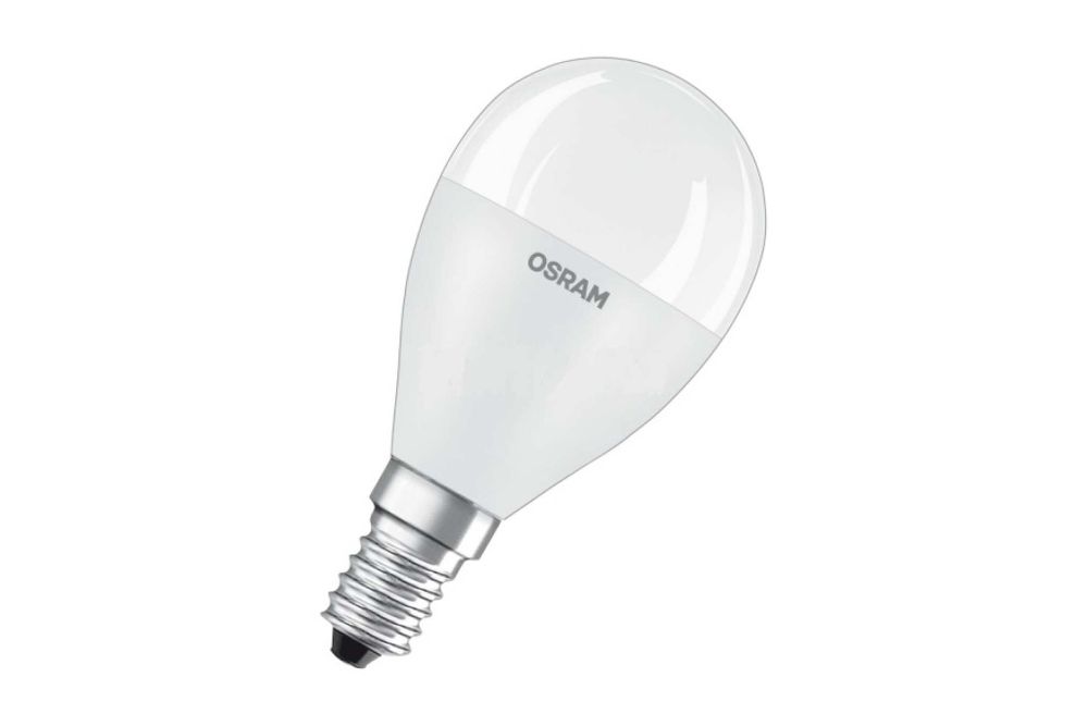 Светодиодная лампа OSRAM LED STAR, P, шар, 7,5 Вт, E14, 806 Лм, 4000 К, нейтральный белый свет 4058075210837