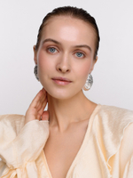 Серьги "Antique shell" Silver