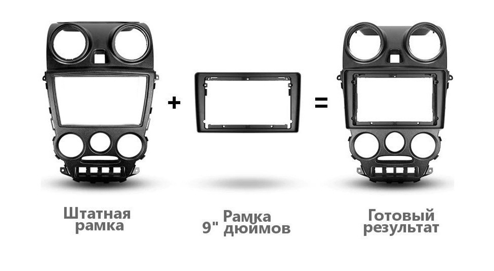 Магнитола для Lada Granta 2011-2018 (взамен ШГУ) - Teyes LUX ONE ROUND монитор 12.3" 2K QLED на Android 10, CarPlay, 4G SIM-слот