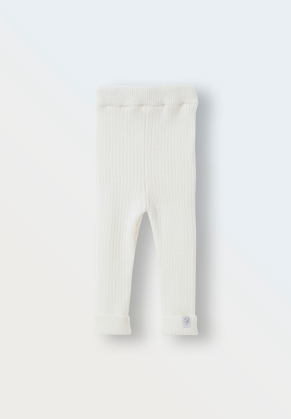 Брючки вязаные oversize экрю