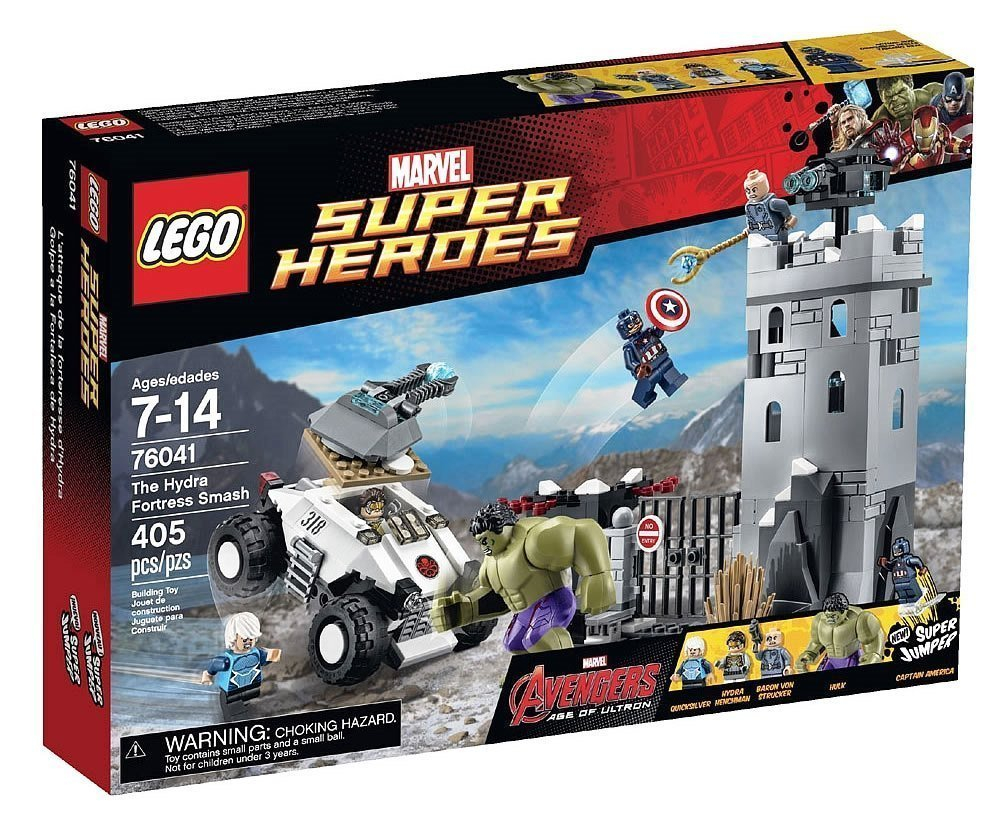 LEGO Super Heroes: Эра Альтрона: Нападение на крепость Гидры 76041 — The Hydra Fortress Smash — Лего Супергерои Марвел