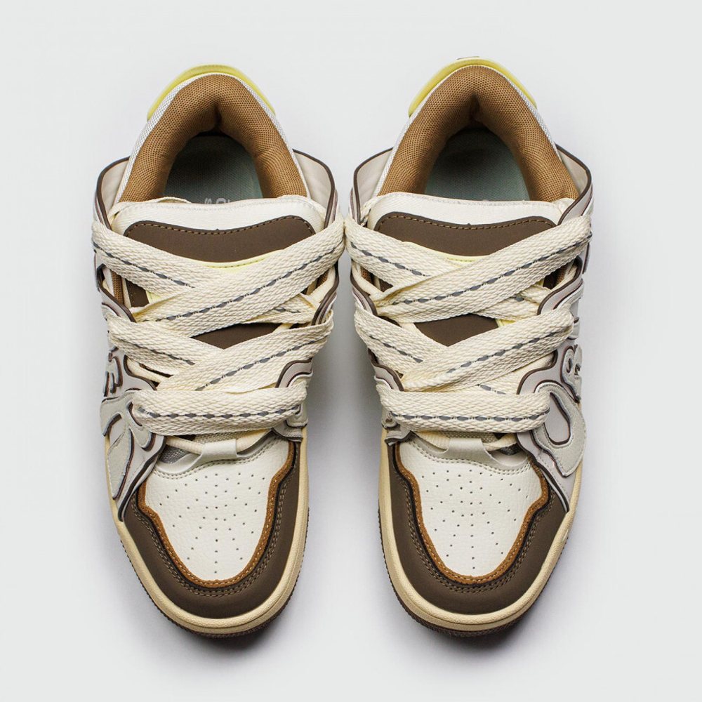 кроссовки Old Order Skater 001 White Brown