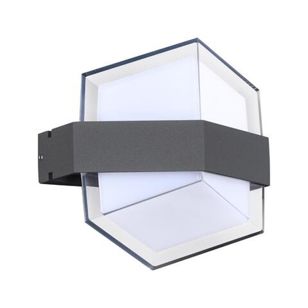 358575 STREET NT21 728 темно-серый Ландшафтный настенный светильник IP54 LED 4000K 12W 85-265V KAIMAS