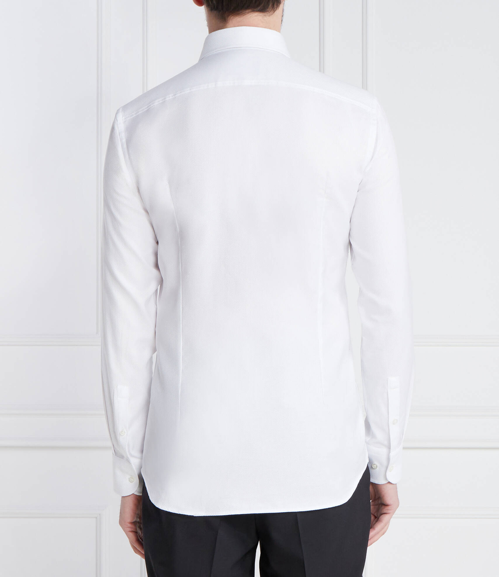 Рубашка Boss x Porsche H-HANK-kent-C1_PS BOSS BLACK - белый(50509155)