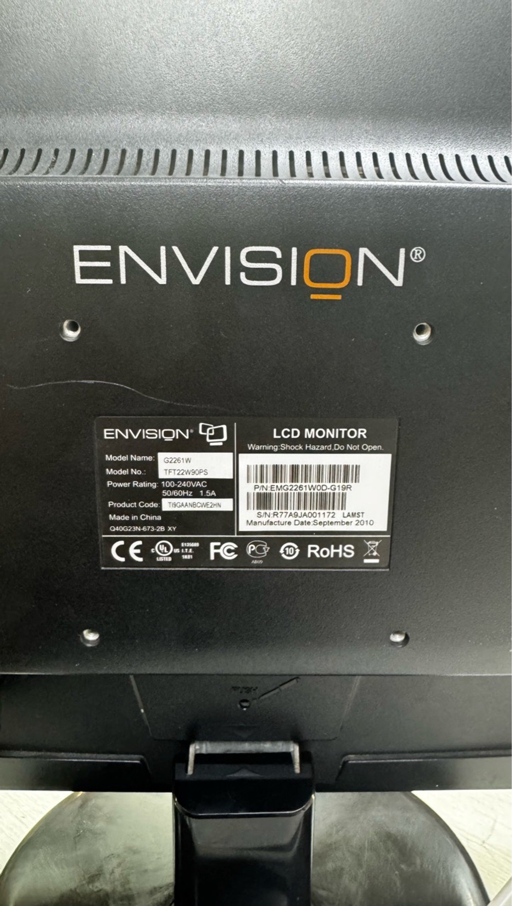 Монитор Envision 21.5" G2261W