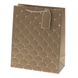 GAEM Пакет подарочный M (бумага 210г/м2, блок 12шт), L26 W12 H32 см, 8в.