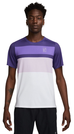 Теннисная футболка Nike Court Advantage Tennis - wild grape/white
