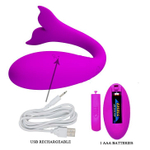 Лиловый вибратор-кит Jordyn с пультом ДУ (Цвет: лиловый)