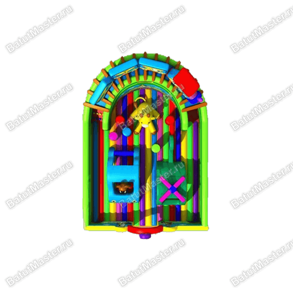 Надувной батут "Паровозик"