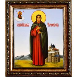 Михаил Савваит, Едесский, Черноризец Преподобномученик. Икона на холсте.