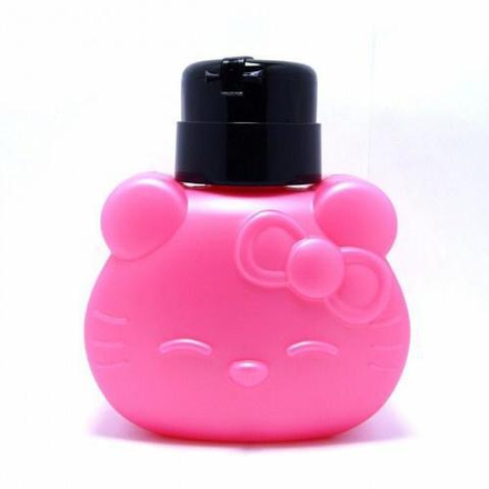 Дозатор с помпой "hello kitti", 320мл (белый,малиновый,голубой)
