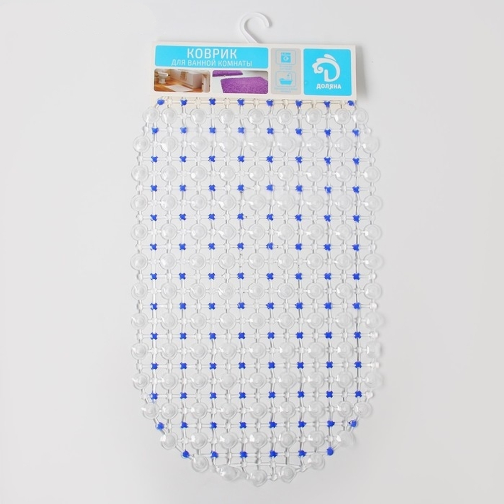 142616 Коврик для ванны «Крапинка», 35×60 см, цвет МИКС